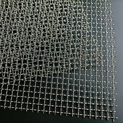 High Tensile 2mm-20mm Crimped Woven Wire Mesh Stainless Steel Architectural Mesh